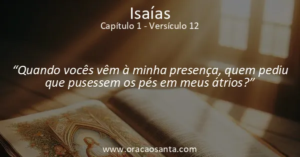 Isaías 1:12