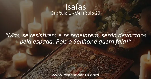 Isaías 1:20
