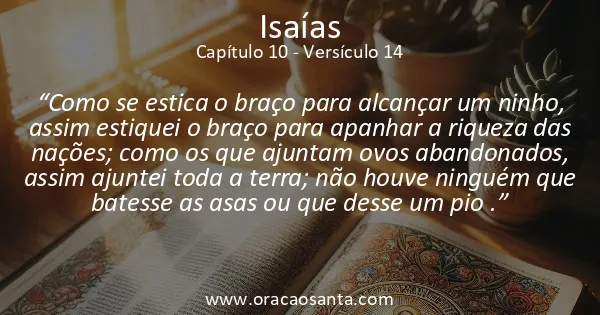 Isaías 10:14