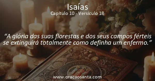 Isaías 10:18