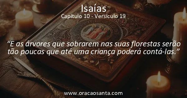 Isaías 10:19