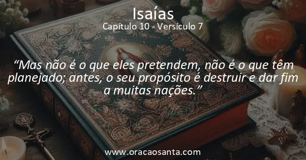 Isaías 10:7