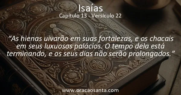 Isaías 13:22
