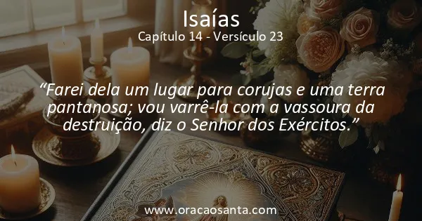 Isaías 14:23