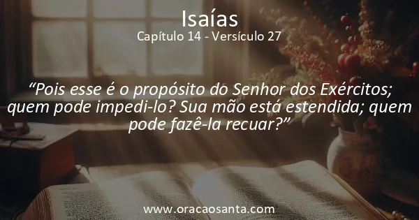 Isaías 14:27