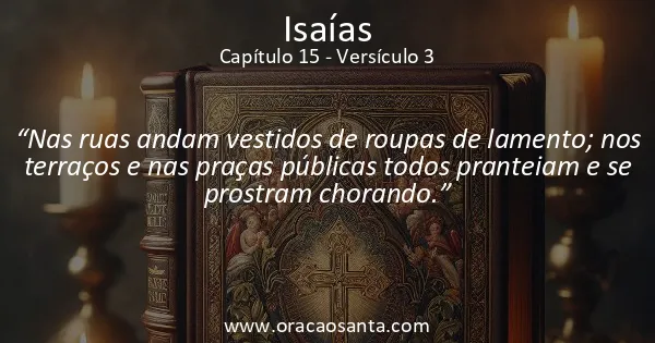Isaías 15:3