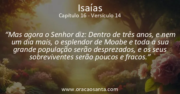 Isaías 16:14
