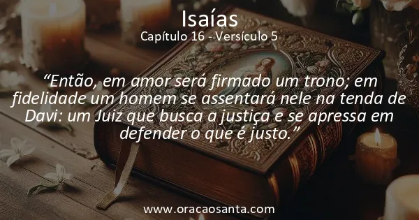 Isaías 16:5