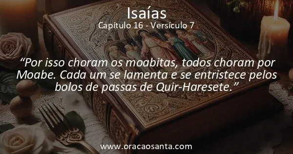 Isaías 16:7