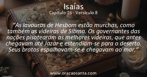 Isaías 16:8