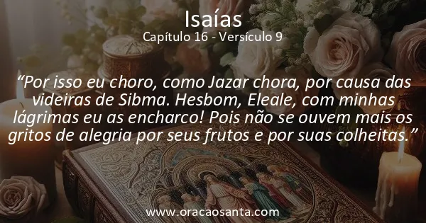 Isaías 16:9