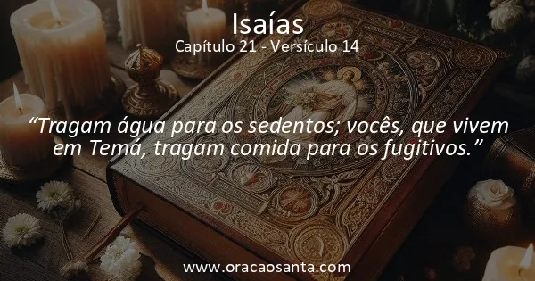 Isaías 21:14