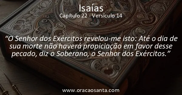 Isaías 22:14