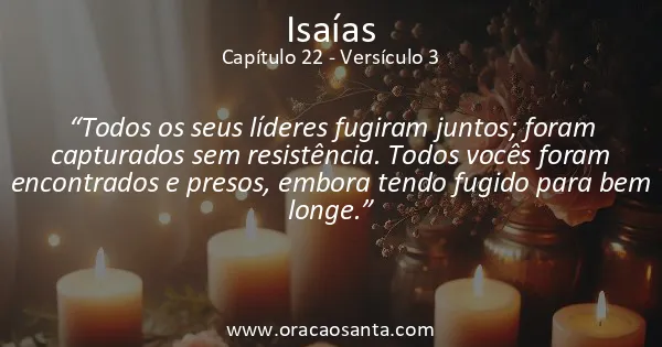 Isaías 22:3