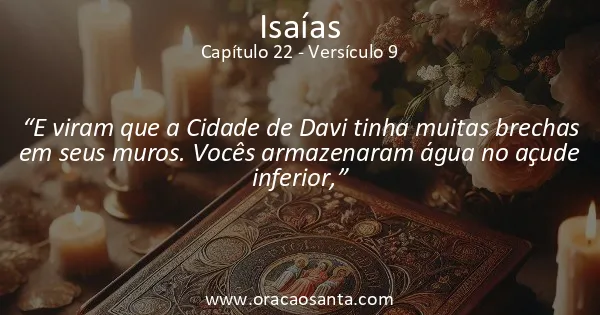 Isaías 22:9