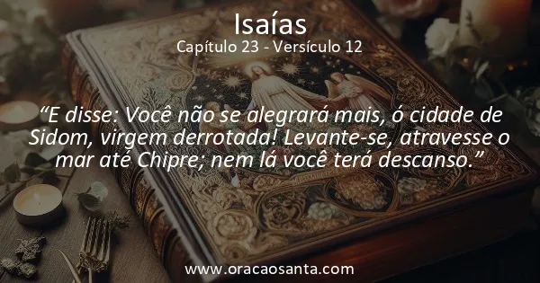 Isaías 23:12