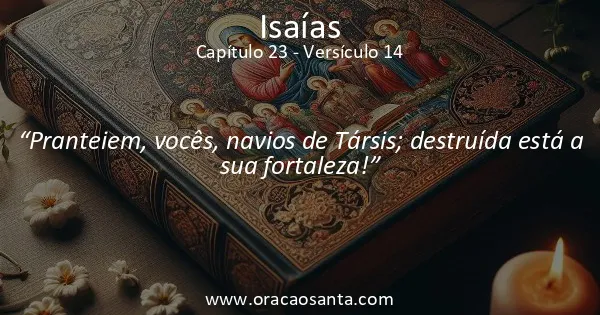 Isaías 23:14