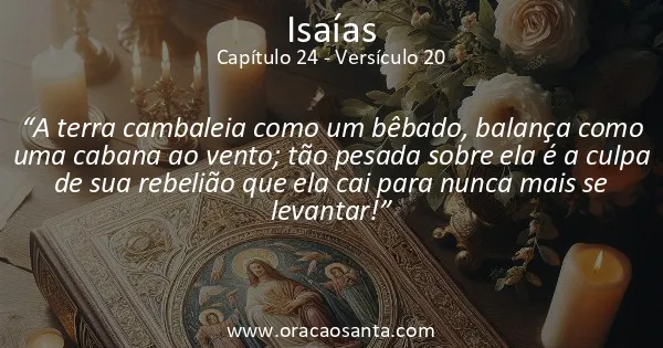 Isaías 24:20