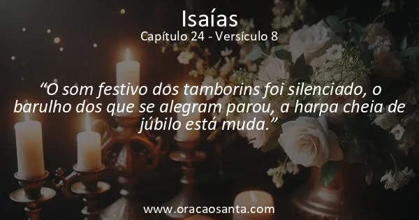 Isaías 24:8