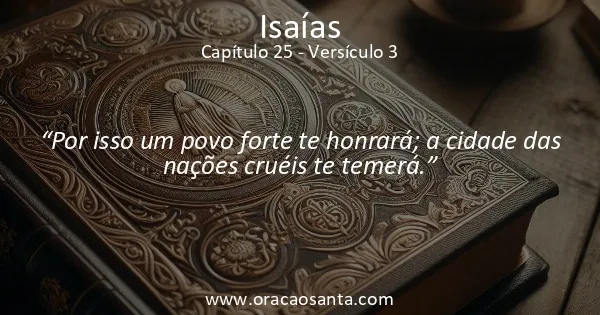 Isaías 25:3