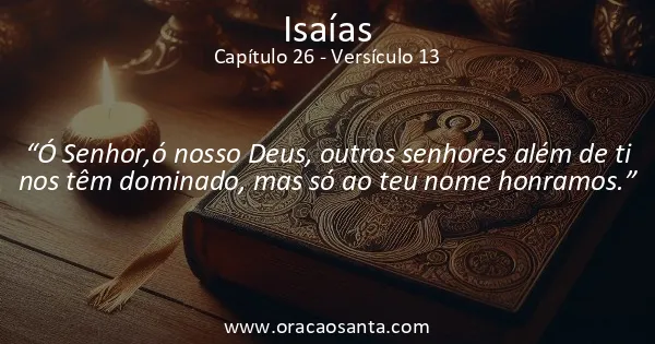 Isaías 26:13