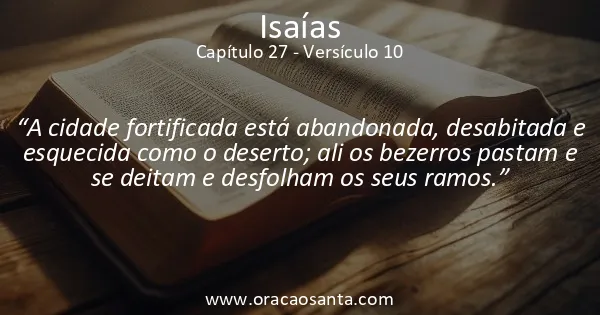 Isaías 27:10