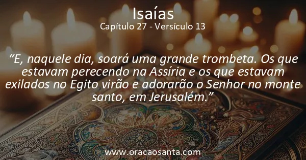 Isaías 27:13