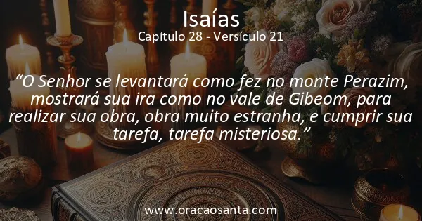 Isaías 28:21