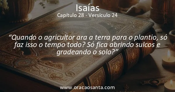 Isaías 28:24