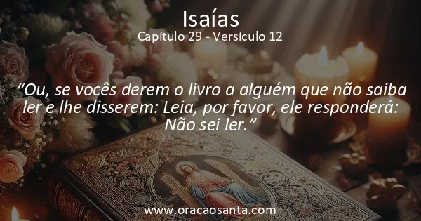 Isaías 29:12