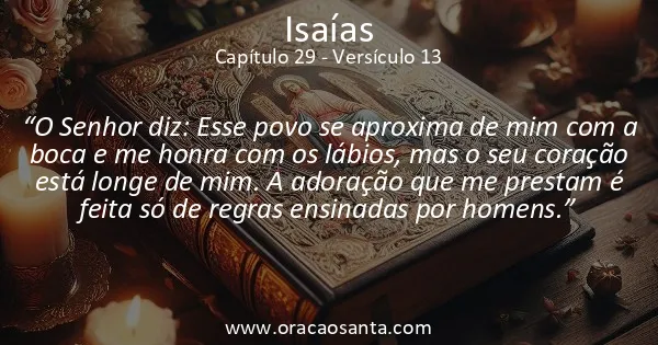 Isaías 29:13