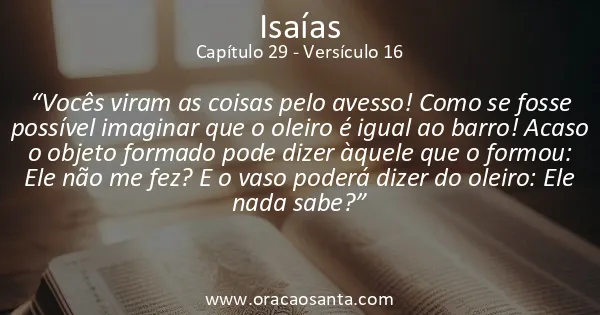 Isaías 29:16