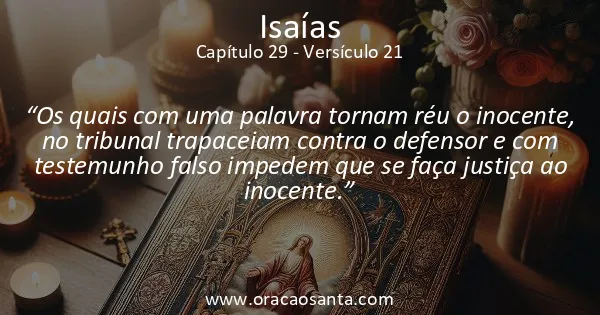 Isaías 29:21