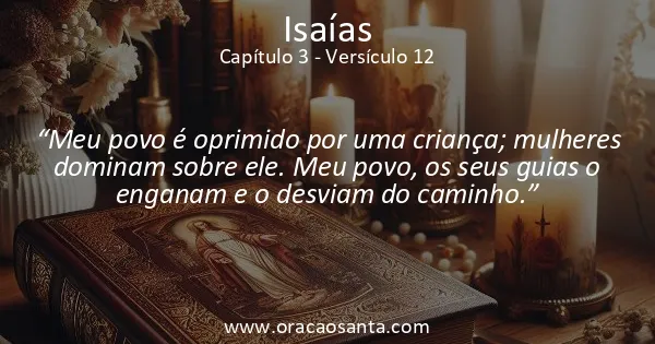 Isaías 3:12