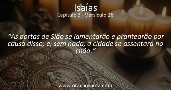 Isaías 3:26