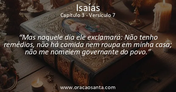 Isaías 3:7