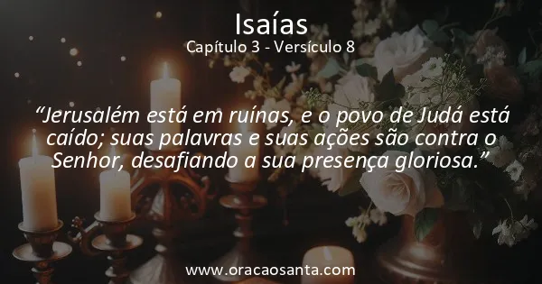 Isaías 3:8