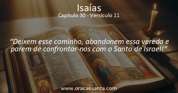 Isaías 30:11