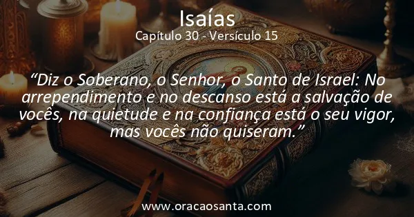 Isaías 30:15