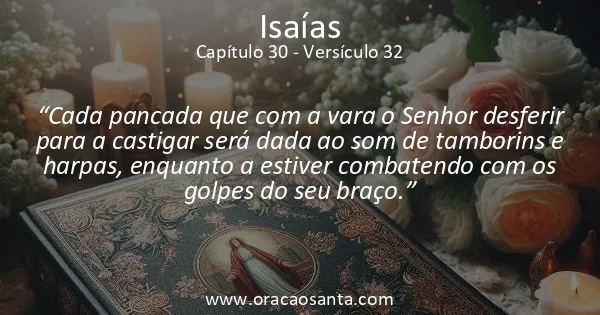 Isaías 30:32
