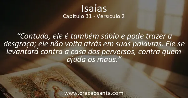 Isaías 31:2
