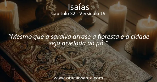 Isaías 32:19