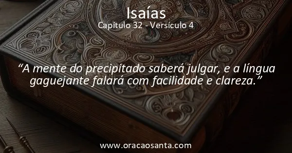 Isaías 32:4