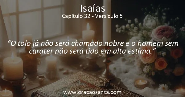 Isaías 32:5