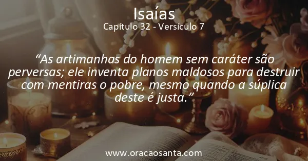 Isaías 32:7