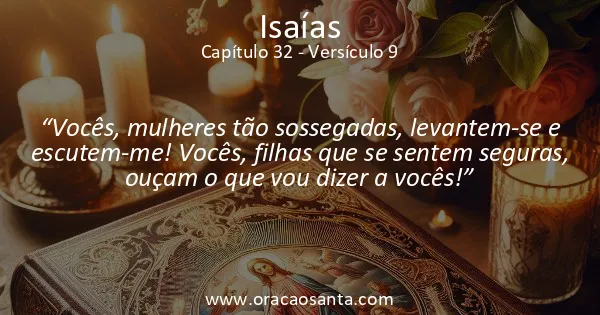 Isaías 32:9