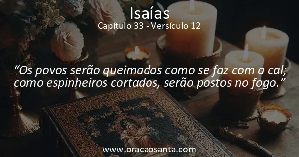 Isaías 33:12