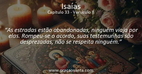 Isaías 33:8