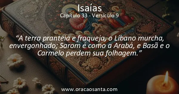 Isaías 33:9