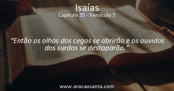Isaías 35:5